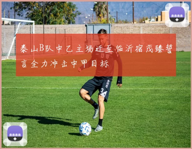 泰山B队中乙主场迁至临沂宿茂臻誓言全力冲击中甲目标